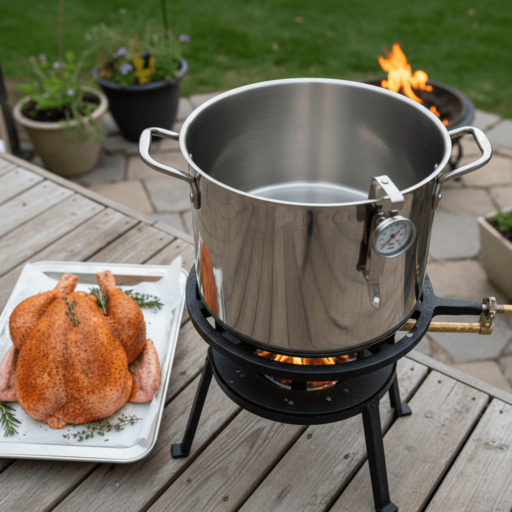 Crisp, Safe Deep-Fried Turkey