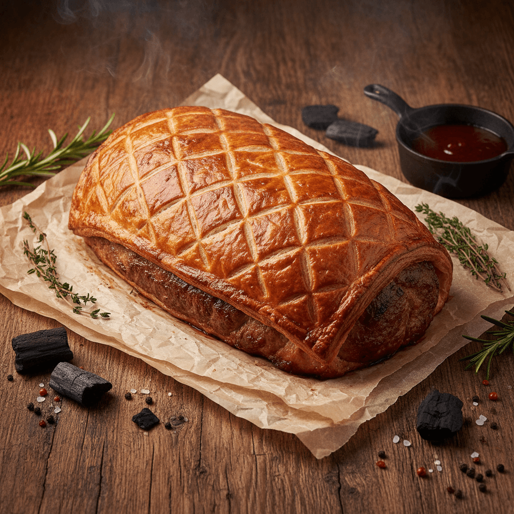 Smoked Brisket Beef Wellington