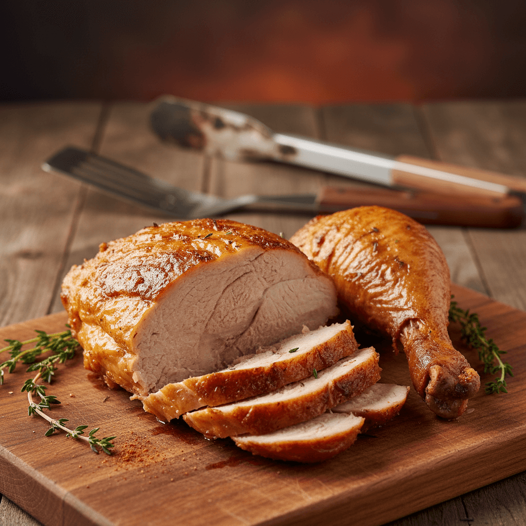 How to Fry a Turkey Without Burning Down the House - BBQ illustration