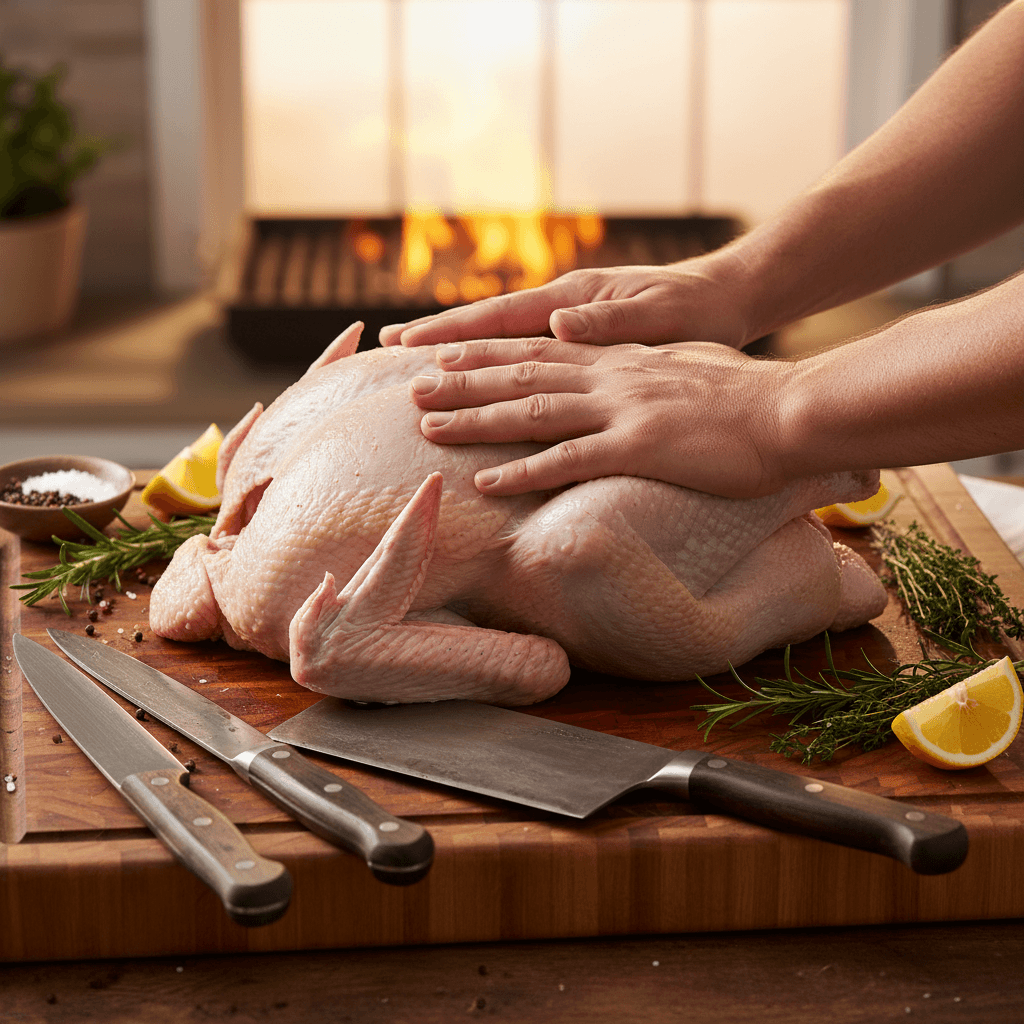 Fast, Safe Thawing: From Icy Rock to Spatchcock-Ready